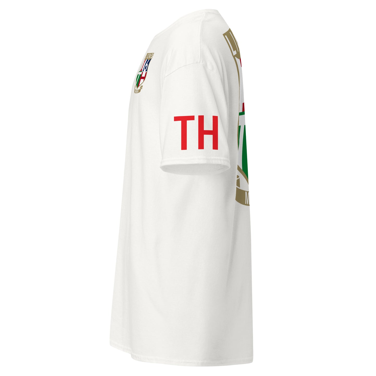 Lions Tour “16th Man” Rugby Fan Shirt Back Shield – White Edition