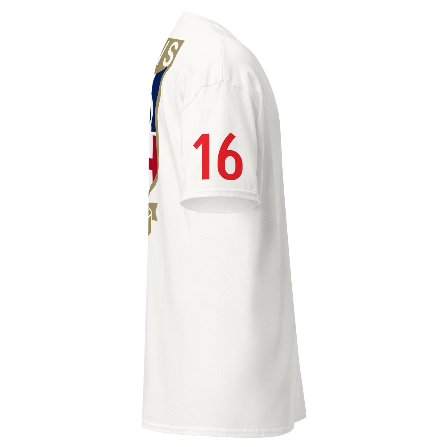 Lions Tour “16th Man” Rugby Fan Shirt Back Shield – White Edition